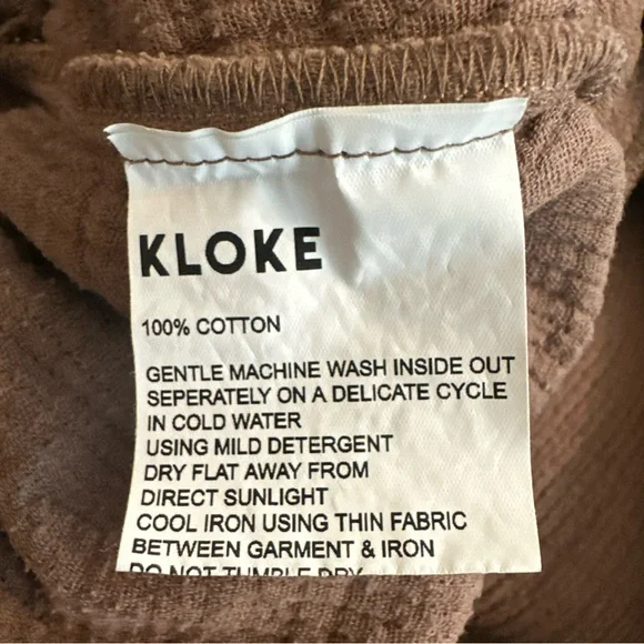 Kloke Muslin cotton Elastic Waist Pull OnBalloon Pant